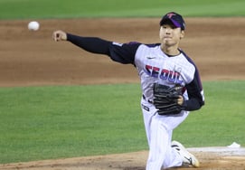 [フォト] ウ・カンフン「鉄壁投球で凍りつく」