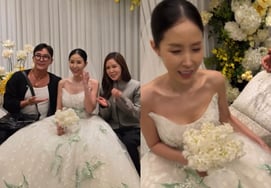Kim Woo-ri reveals wedding scene of Shin Ji and Moon Won: "The most beautiful bride"