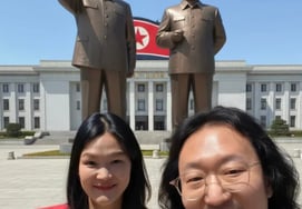 Kim Kyung-jin ♥ Jeon Su-min, Taking Their Twin Siblings to North Korea?.. "It's so hot, slurping Pyongyang Naengmyeon"