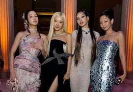 BLACKPINK完整体聚在了一起..美国纽约令人着迷的4人4色视觉效果