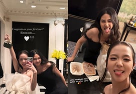 Jung Ho-yeon and BLACKPINK's Jisoo, a surprising daily routine after a glamorous Met Gala: "Tteokbokki time"