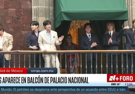 BTS、メキシコ大統領官邸のバルコニーに現れ、現地がざわつく..スペイン語で挨拶 [スター・イシュー]