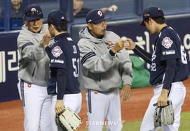 [フォト] キム・ウォンヒョン監督「熊の根性で勝った」'