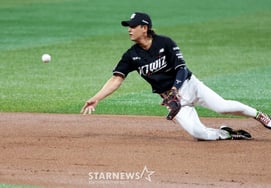 [Foto] "Un pastel que rodó hasta aquí": Kim Sang-soo