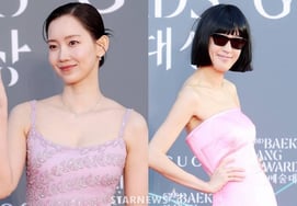 Shin Hyun-bin pisa el borde de su largo vestido y cae dos veces → Hong Jin-kyung, el regreso de la modelo: escena en la alfombra roja de los 'Premios Baeksang' [Star Issue]