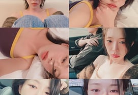 "异丙酚自我反省"佳仁，慢慢回归SNS...看海蜇也是"无表情"