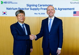 HD Hyundai selected as priority negotiator to supply main equipment for next-generation reactors with TerraPower
