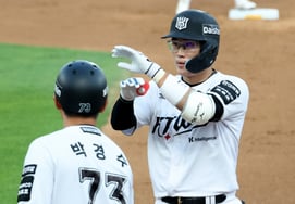 [フォト] 「2回裏 1点打点の適時打」許慶民