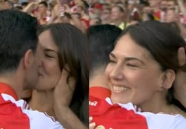 Mister Mundo: tras un beso apasionado con su esposa, lágrimas; el entrenador del Arsenal, "era imposible ganar sin ti"... también se reveló la anécdota de que salió corriendo del campo de entrenamiento