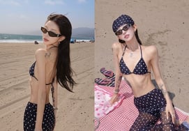 '170 cm·40 kg' Choi Jun-hee, 'Galbi-hueso bikini shot' que se desmorona al tocarla... 'Luna de miel en EE. UU.'