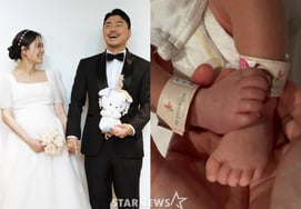 Lee Si-eon and Seo Ji-seung welcome a son today (26th) · Son's photo released: "Arrived on Earth" [Star Issue]