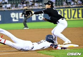'Hit → Stolen Base → Scoring Position' in Action Again: Doosan Breaks Through Stagnant Offense with Speed [Jamsil Field]
