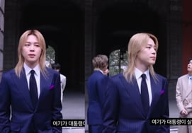 "Mucho Gracias!' Чимин из BTS, идеальные манеры→Золотая улыбка...Закулисное посещение президентского дворца в Мексике