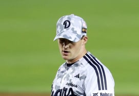 [Photo] Benjamin, roaring after striking out Peraza