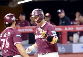 [One Sweep] Kiwoom pulls ahead 5-1 with Kim Geon-hee's solo home run in the top of the 7th inning