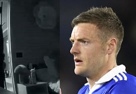 'Shock': Five masked assailants wielding blunt objects ransacked British star's home... 'Extreme anxiety' Jamie Vardy's family, finally, left Italy