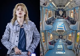 Endless love for Jimin♥ 'ChimChimTrain' cruises through Busan