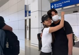 Ha Won-mi, ♥ Choo Shin-soo: A tearful farewell at the airport "We met after 10 days, and now again"