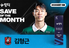 [Official] Goalkeeping display that frustrated Lee Seung-woo and Thiago earns Bucheon's Kim Hyung-geun K-League May 'Save of the Month' award