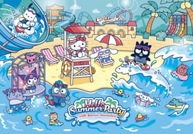 カリビアンベイ、サンリオキャラクターズと夏祭り『ハローサマーパーティー』を披露