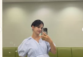 Nam Bo-ra, 38 weeks and 5 days pregnant..Natural childbirth imminent