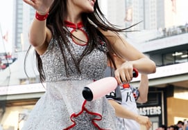 [Photo] 'Cheering with a smile' Lee Ye-bin