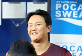 [Foto] ¡La sonrisa brota sola! Kim Geon-hee, quien expresa sus impresiones sobre su selección para los Juegos Asiáticos