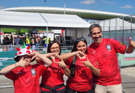 'Vine volando 2.200 km para ver el partido entre Corea y Chequia': ¿Por qué una familia mexicana? "Por el jugador que admiro..." [En el lugar del conteo regresivo del Mundial]