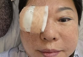 Yang Hee-eun shares update after corneal transplant surgery: "Must lie down for several days..."