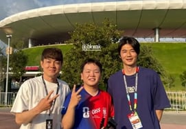 "这就是足球" 郭tube在墨西哥现场观看世界杯与基诚庸·申光勋三人组