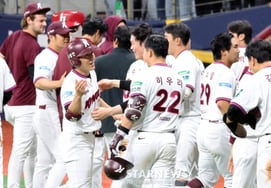 [Photo] Kiwoom's fifth walk-off of the season: Seo Geon-chang