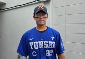 "I want to be like Kang Min-ho, a senior who is like a mother." Yonsei University's Kim Dong-ju, the top college catcher with a slugging percentage of 0.759, embarks on his final challenge [Interview]
