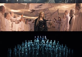 Unshakable confidence... The children, 'Crow' in the flock of crows, Mega Crew performance