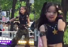 Baek Jong-won en el escenario♥la hija de So Yoo-jin nació para ser de un grupo de chicas..¡incluso su expresión es perfecta [Star Issue]
