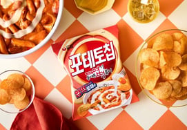 Nongshim - 'Rendeview của Yeop Tteokbokki' 'Photo Chip' có vị giống bánh gạo cay'