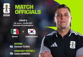 [Official] 'Red Card Warning' for Korea vs. Mexico Match... "Almost No Tolerance" Assigned Uruguayan Referee Gustavo Tejera