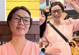 安英美，老二即将面世之前的《7月临盆的肚子》..."幸福的晚餐"