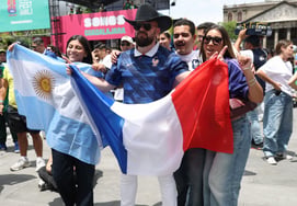 [Photo] Joint support from France and Argentina