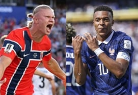 "Mbappé marcó, así que Haaland también marcó". Comienza el intenso 'Duelo Mbappé-Haaland'... Ambos estallaron con doble gol desde el primer partido: "¿Quién será el próximo GOAT?"