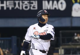 Kim In-tae, jardinero de Doosan Bears. /foto=Doosan Bears