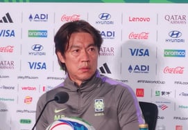 'A組最強'メキシコ戦を前にしたホン・ミョンボ監督「日韓ワールドカップで4強を超えたい」" [ワールドカップの現場]