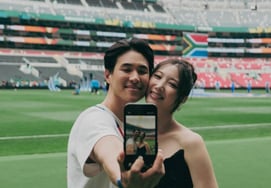 『11月結婚』イ·ジェ、♥サム·キムと密着セルフィー..幸せに満ちた笑顔 [スター・イシュー]