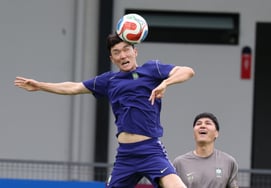 [Foto] Hwang In-beom: «Incluso el entrenador Kim Dong-jin se sorprendió con su salto»