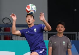 [Foto] Hwang Hee-chan: «Mi cabezazo fue preciso»