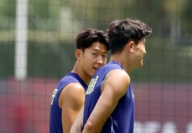 [Foto] Son Heung-min y Kim Min-jae: «Es un entrenamiento de recuperación»