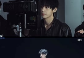BTS V Shines with Emotional Acting on the Set of 'Merry Go Round' MV