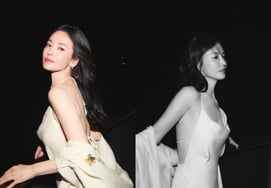 Song Hye-kyo, de 44 años, tras lucir un atuendo de lencería, ahora muestra su espalda desnuda... cada vez más atrevida [Star Issue]