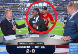 'Shock' live broadcast: 'Mad fan' climbs over railing, loses reason over Messi's new record... Legends also flustered, 'Crowd control personnel urgently deployed'