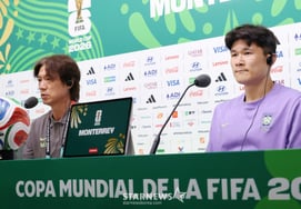 [Photo] Hong Myung-bo and Kim Min-jae 'determined resolve in Monterrey'