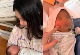 Kim Jin-kyung, quien está casada con Kim Seung-gyu, certifica el regalo de su hija: "Tiene más ropa que yo".